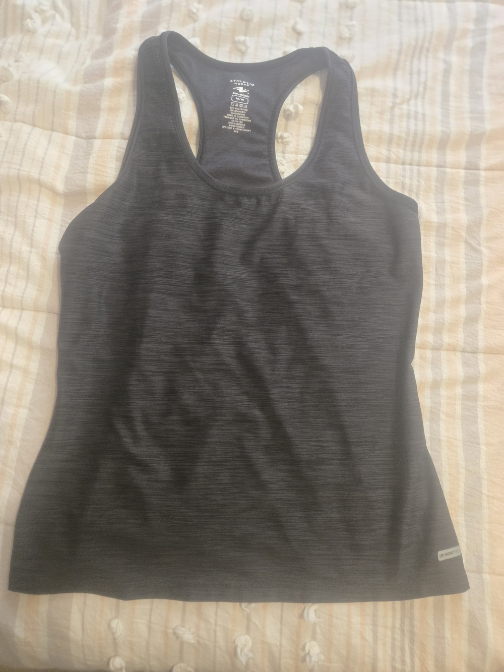 Athletic Works Black Racerback Tank Top